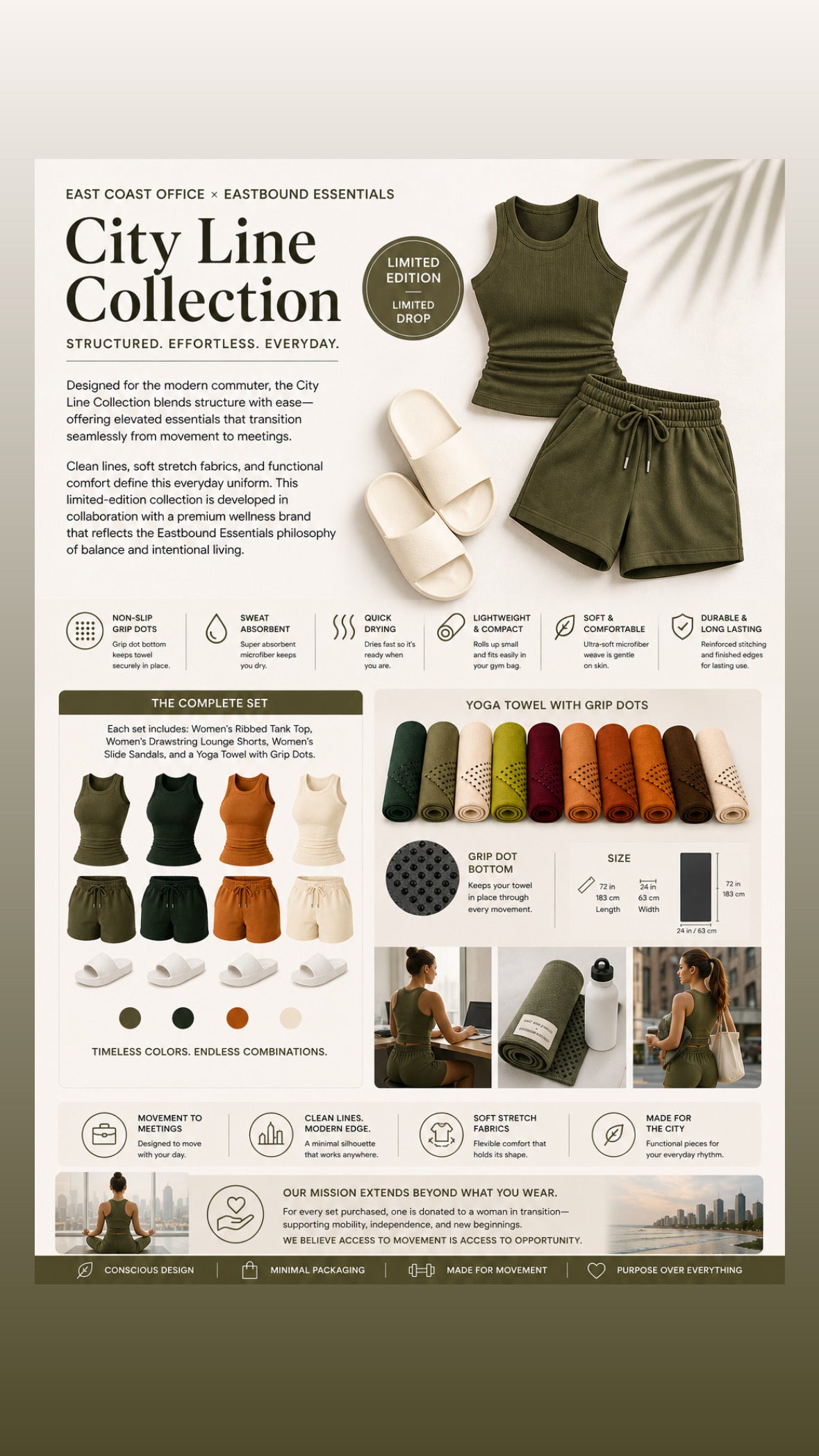 EAST COAST OFFICE — City Line Collection by Eastbound Essentials